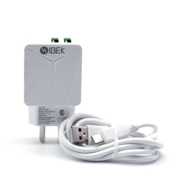 CARGADOR TYPE C IBEK 3.1A 2 PUERTO USB IB-3026 - Image 2