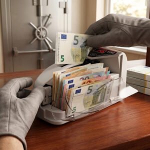 MINI CONTADOR DE BILLETES PORTÁTIL IBEK CON PANTALLA LED DETECTOR BILLETES FALSOS COB-241004