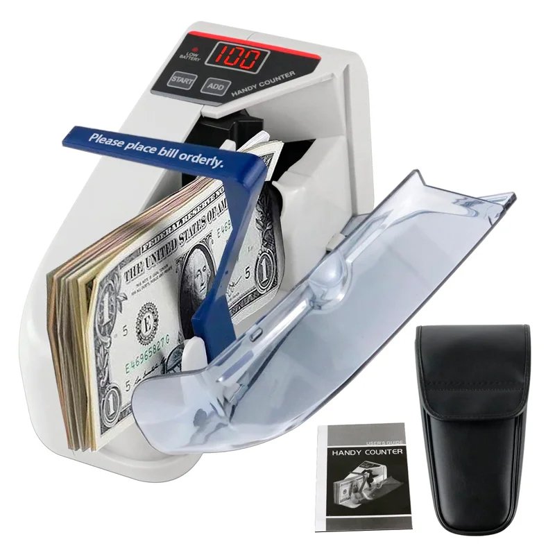 MINI CONTADOR DE BILLETES PORTÁTIL IBEK CON PANTALLA LED DETECTOR BILLETES FALSOS COB-241004 - Image 3