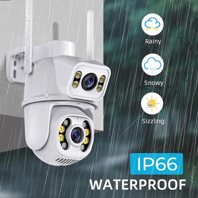 CÁMARA IP WIFI 4MP / 8MP LENTE DUAL PANTALLA DUAL APP ICSEE IBEK IB-A28 - Image 6