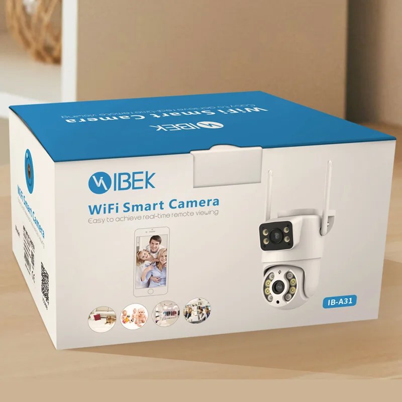 CÁMARA IP WIFI 8MP LENTE DUAL PANTALLA DUAL APP ICSEE IBEK IB-A31 - Image 9