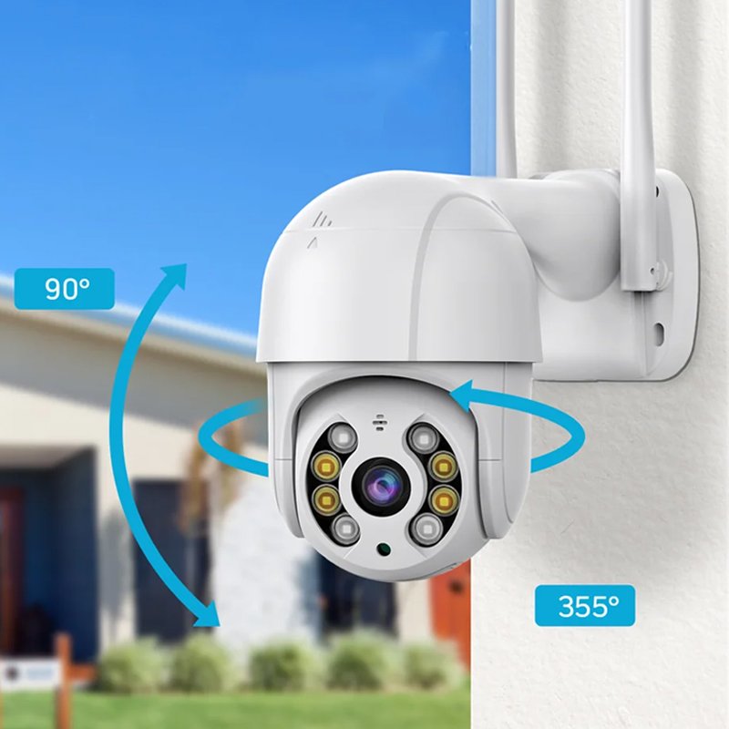 CÁMARA IP WIFI 5MP PARA EXTERIOR / INTERIOR APP ICSEE IBEK IB-A8