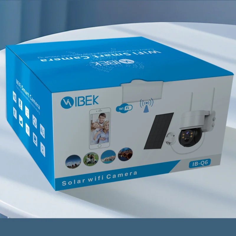 CÁMARA SOLAR IP WIFI 2MP PARA EXTERIOR / INTERIOR APP ICSEE IBEK IB-Q6 - Image 6
