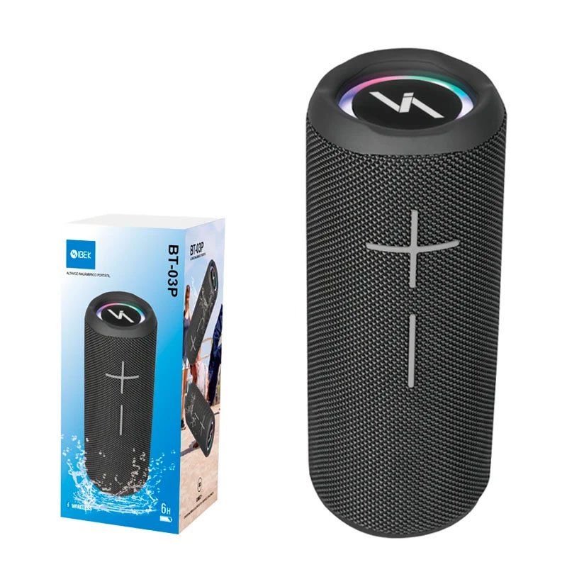 Parlante bluetooth con luces RGB BT-03P